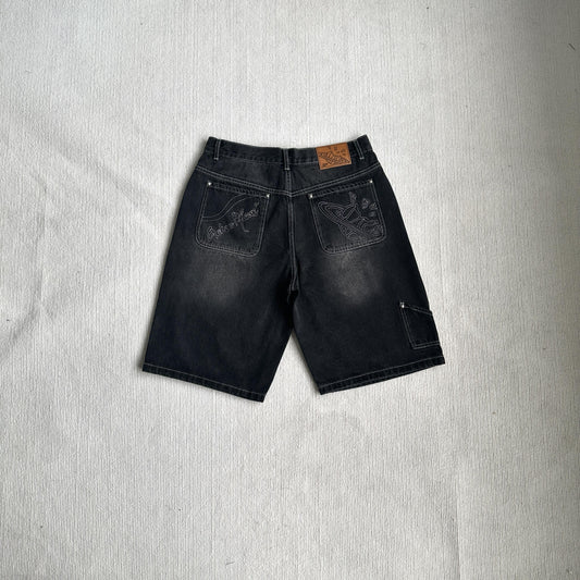 Broken P Denim Jeans Shorts