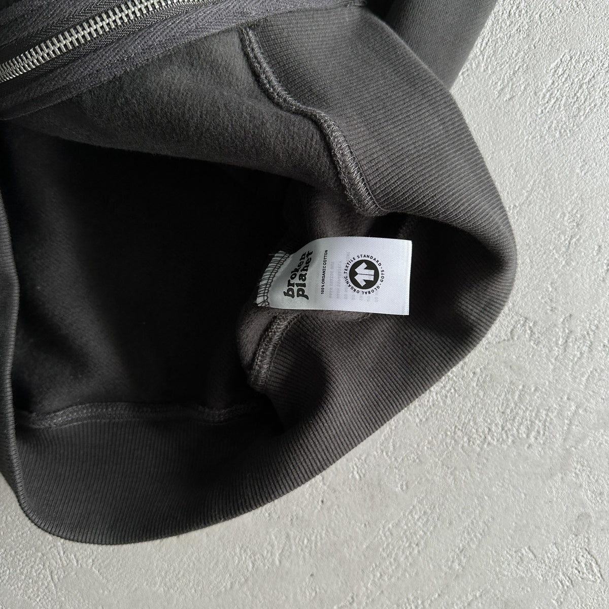 Broken P Zip Up Hoodie