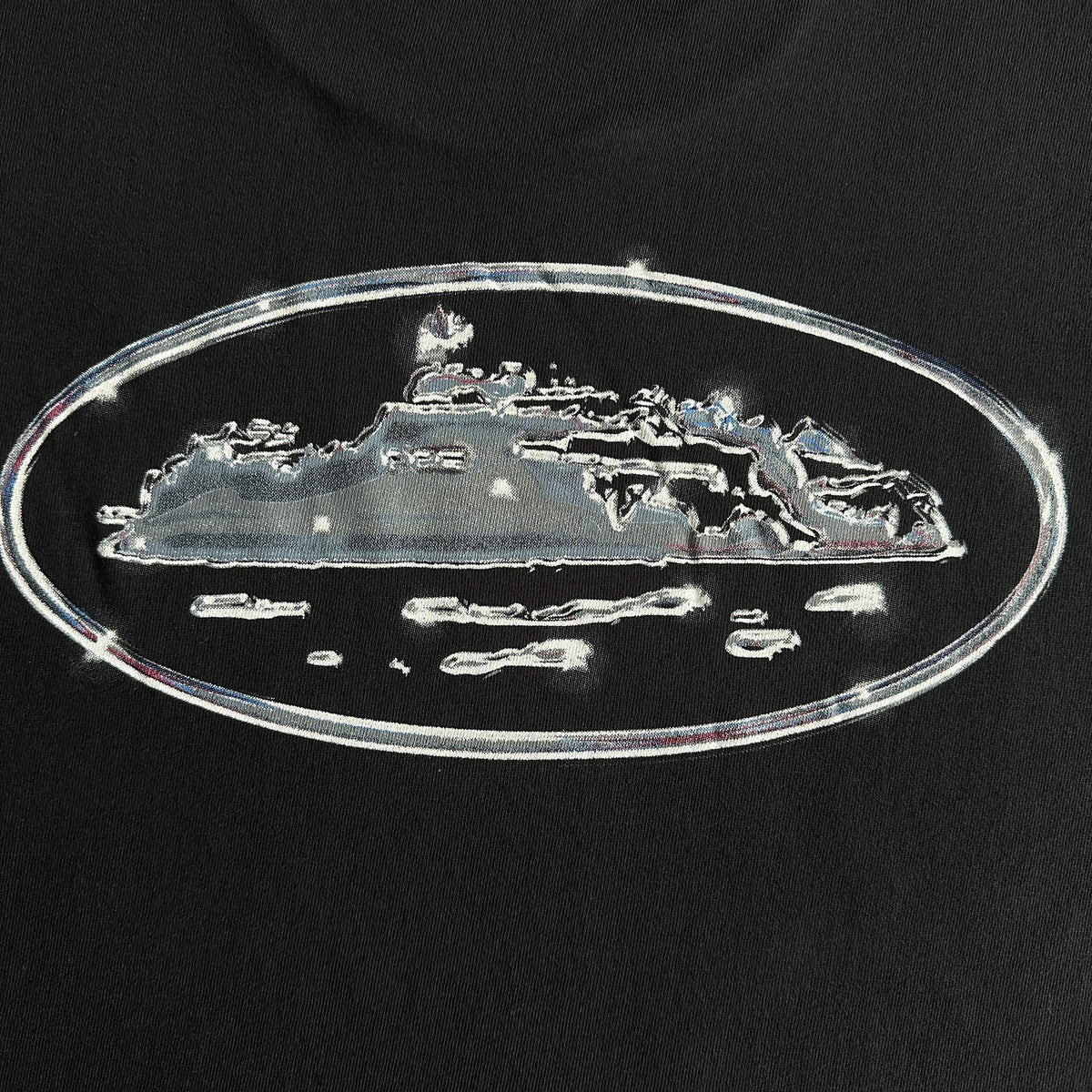 Corteiz Tshirt Alcatraz Chrome