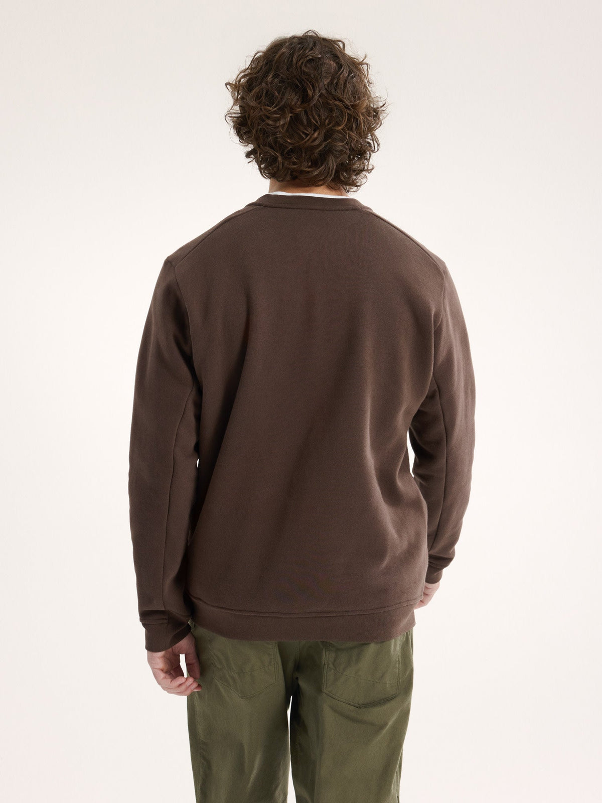 Emblem Fleece Crew Neck Pullover Men's